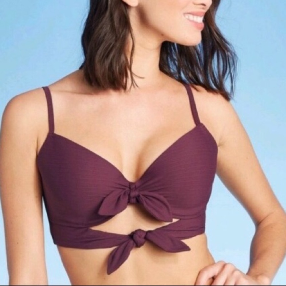 Shade & Shore Padded & Push Up swim Bikini Top